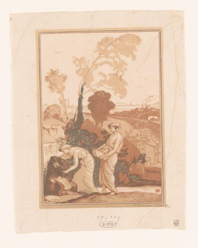 Musik und Poesie helfen dem Künstler von Auguste Lepère (signed by artist)