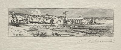 Teich von Issy les Moulineaux von Auguste Louis Lepère