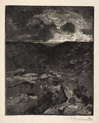 Das Tal von Franchard von Auguste Louis Lepère