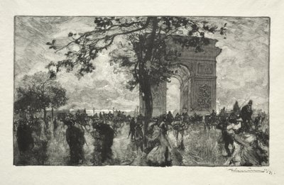 Rückkehr aus dem Wald von Auguste Louis Lepère