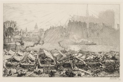 Le Grande Marché aux Pommes von Auguste Louis Lepère
