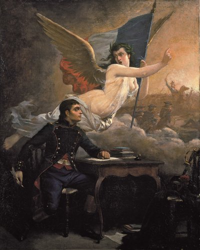 Rouget de Lisle komponiert die Marseillaise, ca. 1875 von Auguste Pinelli