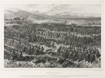 Kampf von Oued-alleg, 31. Dezember 1839 von Auguste Raffet