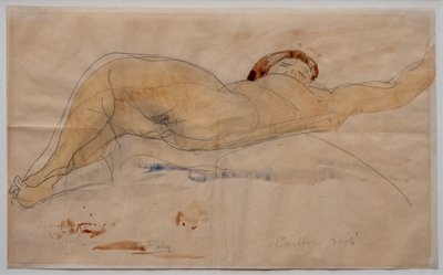 Liegender weiblicher Akt von Auguste Rodin