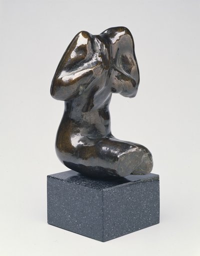 Kleiner sitzender weiblicher Torso von Auguste Rodin