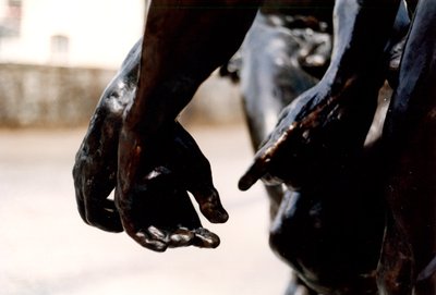 Die drei Schatten (Detail) von Auguste Rodin