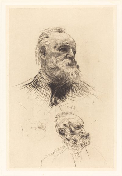 Victor Hugo, Dreiviertelansicht von Auguste Rodin