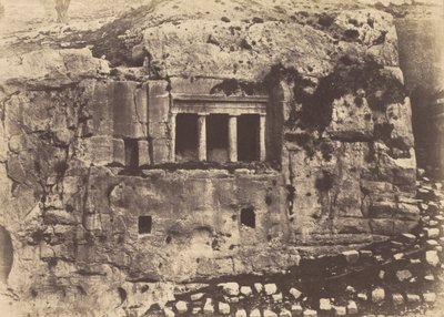 Jerusalem. Tal Josaphat. Grab des Heiligen Jakobus von Auguste Salzmann