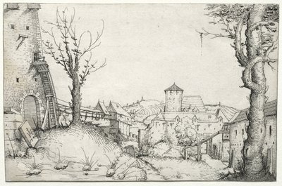 Hof eines Schlosses von Augustin Hirschvogel