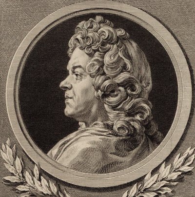 Porträt des Komponisten Jean-Baptiste Lully 1632-1687, 1770 von Augustin Saint Aubin de