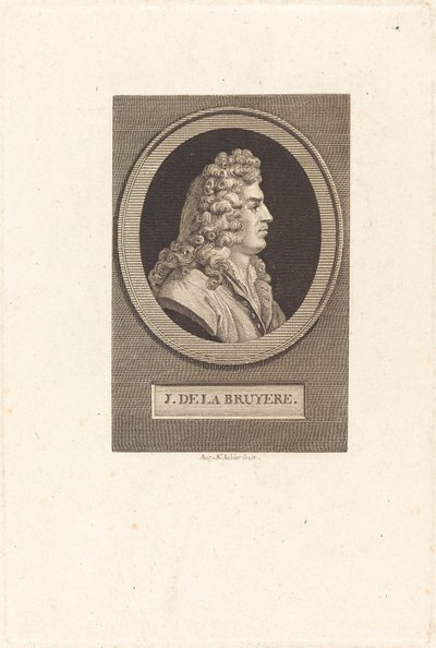 Jean de La Bruyère von Augustin de Saint Aubin