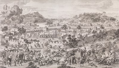 Die Schlacht von Tonguzluq, 1773 von Augustin de Saint Aubin