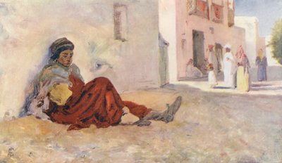 Eine Straße in Biskra von Augustine Fitzgerald
