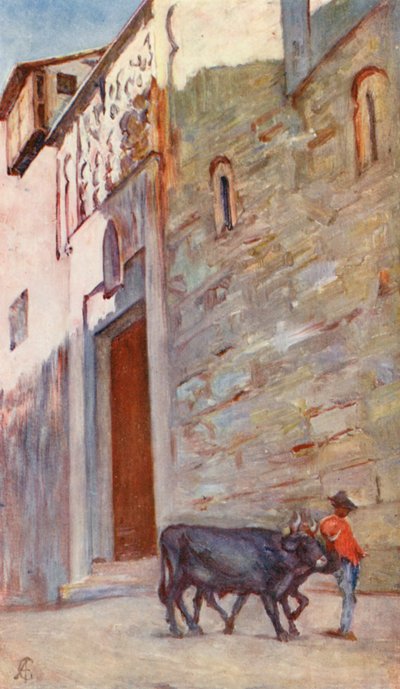 Eine Straße in Toledo von Augustine Fitzgerald