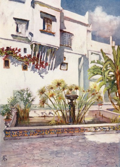 Hof des Bardo, Algier von Augustine Fitzgerald