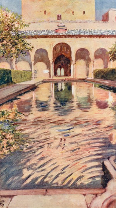 Der Myrtenhof, Alhambra von Augustine Fitzgerald
