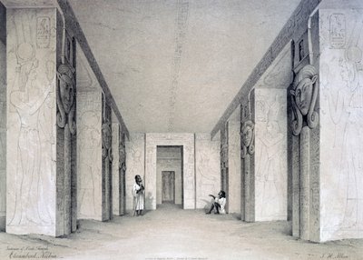 Innenraum des Nordtempels, Ebsamboul, Nubien, Ägypten, 19. Jahrhundert von Augustus Butler