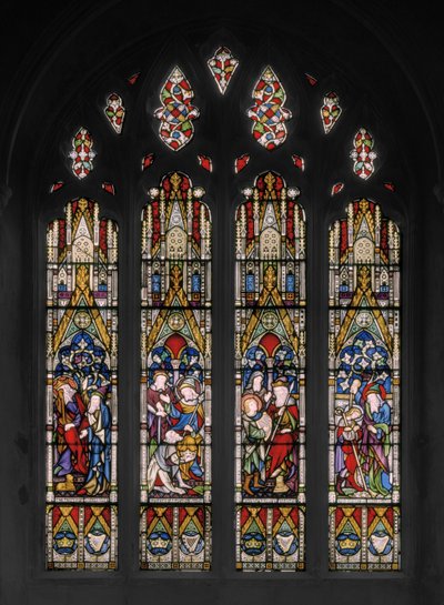 Biblische Szenen von David und Saul von Augustus Welby Northmore Pugin