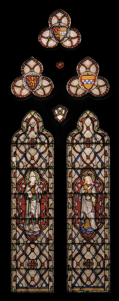 Heiliger Johannes von Beverley und Heilige Elisabeth von Ungarn von Augustus Welby Northmore Pugin