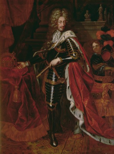 Porträt von Leopold I., Heiliges Römisches Reich (1640-1705) von Austrian School