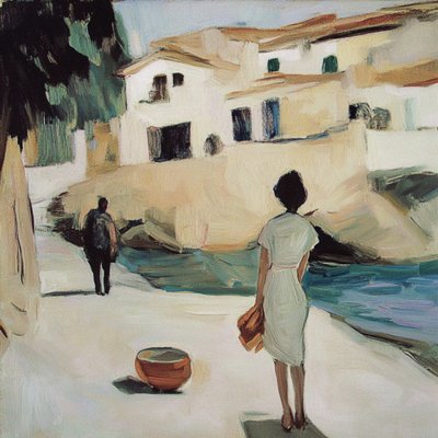 Mediterraner Küstenspaziergang von Avanesova Elena
