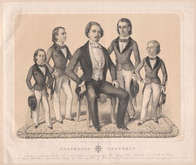 Gruppe Die Künstlerfamilie Cottrely von Axel Jakob Salmson