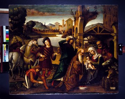 Die Anbetung der Könige von Baldassare di Matteo Carrari