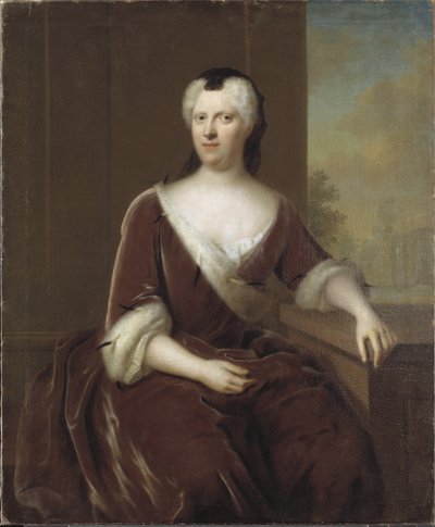 Porträt von Markgräfin Albertina Frederica von Baden-Durlach von Balthasar Denner