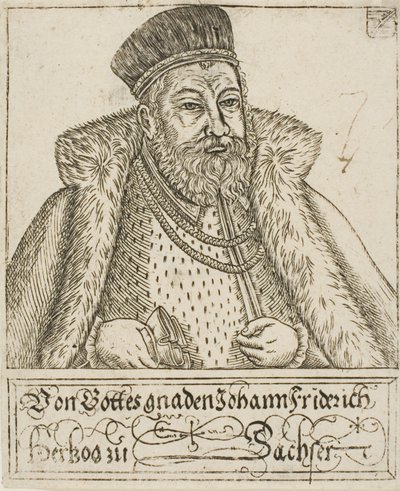 Johann Friedrich, aus Sächsische Herzöge und Kurfürsten von Balthasar Jenichen