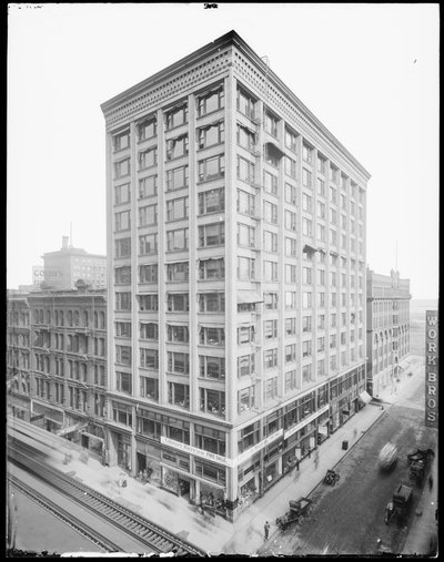 Powers Building, Chicago, Illinois, USA, um 1903 von Barnes and Crosby