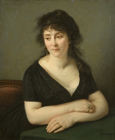 Porträt von Madame Bruyere von Baron Antoine Jean Gros
