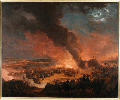 Napoleon I besucht die Biwaks in der Nacht vor der Schlacht von Austerlitz von Baron Louis Albert Bacler d