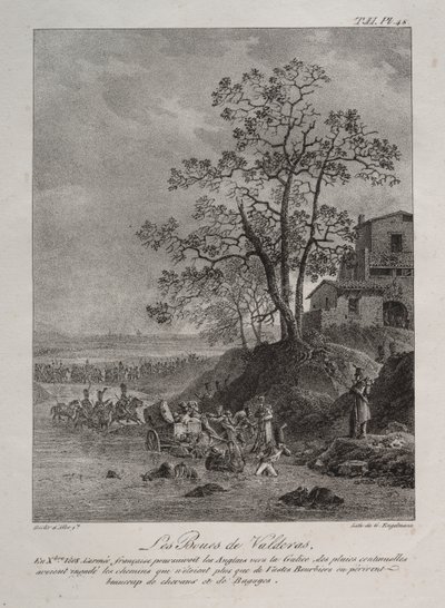 Spanische Kampagne: Die Sümpfe von Valderas, Provinz León von Baron Louis Albert Guillain Bacler d
