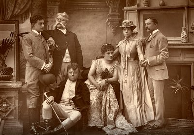 Die Drury Lane Company in A Run of Luck, im Drury Lane Theatre, London, 1886 von Barraud