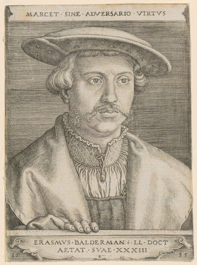Porträt von Doktor Erasmus Baldermann von Barthel Beham
