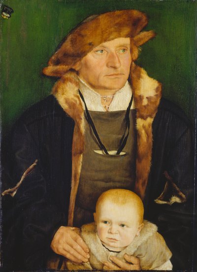 Porträt von Hans Urmiller und seinem Sohn von Barthel Beham