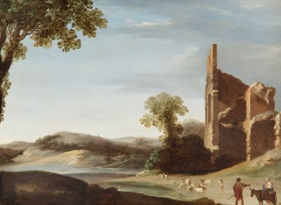 Landschaft mit klassischen Ruinen und Figuren, ca. 1630 von Bartholomeus Breenbergh