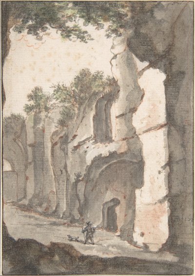 Ansicht von Rom von Bartholomeus Breenbergh