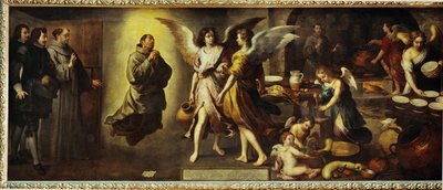 Die Küche der Engel von Bartolome Esteban (school of) Murillo