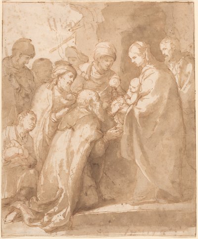 Die Anbetung der Könige, um 1650-1656 von Bartolome Esteban Murillo