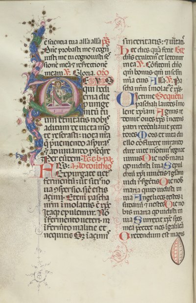 Missale: Fol. 192v: Auferstehung Christi, 1469 von Bartolomeo Caporali