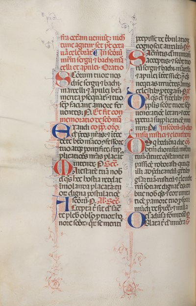 Missale: Fol. 319v: St. Franziskus & Vollmesse des St. Franziskus, 1469 von Bartolomeo Caporali
