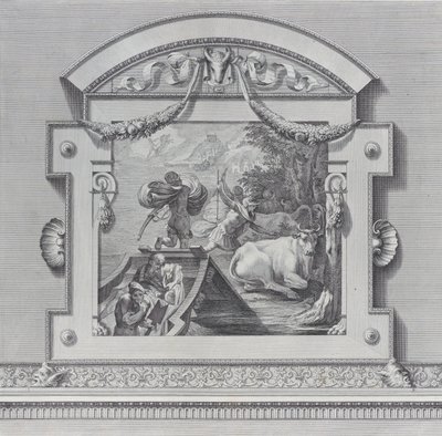 Tafel 24: Die Gefährten des Odysseus stehlen die dem Apollo heiligen Rinder von Bartolomeo Crivellari, Gabriel Söderling