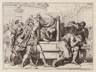 Tod des Cicero, 43 v. Chr. von Bartolomeo Pinelli