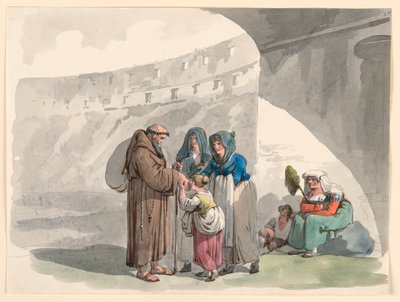 Begrüßung eines Einsiedlers, 1807–08 von Bartolomeo Pinelli