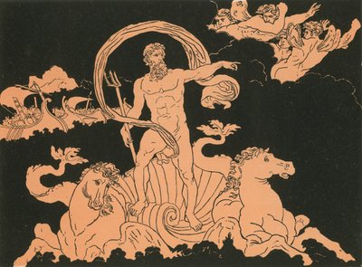 Neptun beruhigt die Wellen von Bartolomeo Pinelli