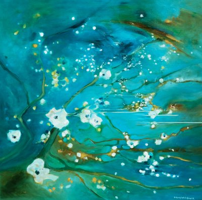 Teal Wasserblüten von Beata Brząkalik-Gburek