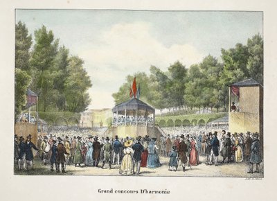 Großer Harmonie-Wettbewerb, ca. 1895 von Belgian School