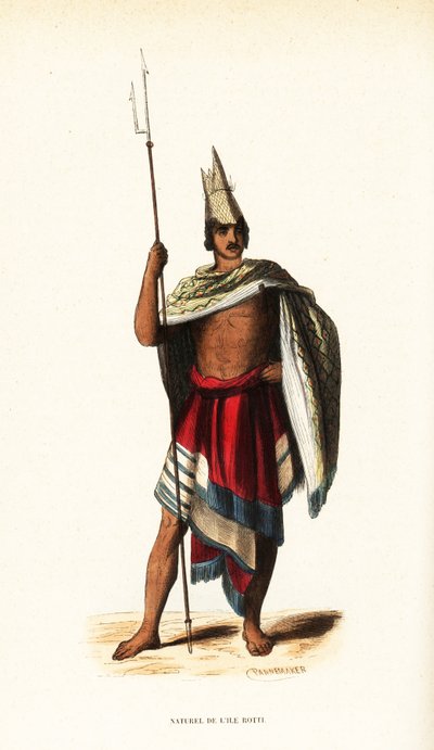 Einheimischer von Rote Island, Ost-Nusa Tenggara, Indonesien von Belgian School