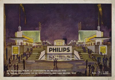 Philips Pavillons, Brüsseler Internationale Ausstellung, 1935 von Belgian School